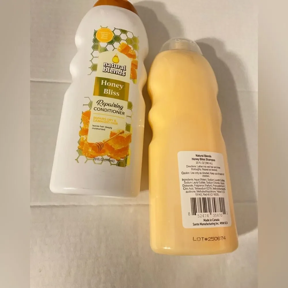 🛍️ Natural Blends Honey Bliss Repairing Shampoo and Conditioner 20FLOZ 💥